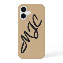 Camel Custom Monogram