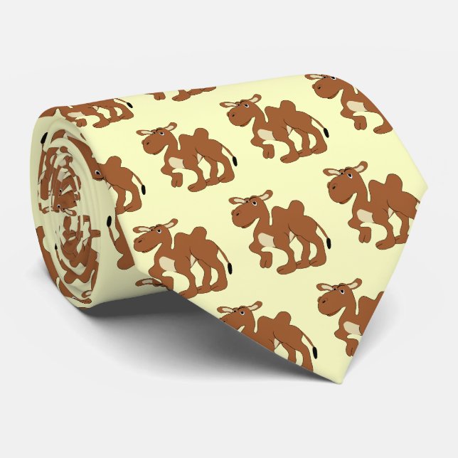 Camel Design Krawatte (Gerollt)