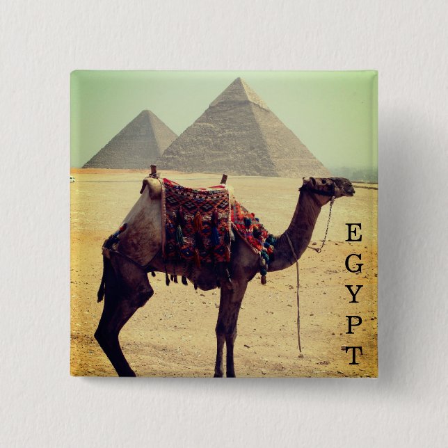 Camel egypt Pyramiden Button (Vorderseite)