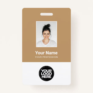 Camel Employee Foto, Bar Code, Logo, Name Abzeiche Ausweis