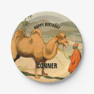 Camel Happy Birthday Party Pappteller