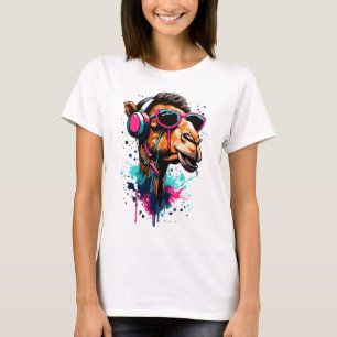 Camel Head T - Shirt - Dromedary Colorful