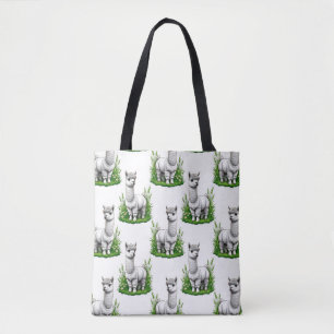 Camel Lama Alpaca Muster Design Tasche