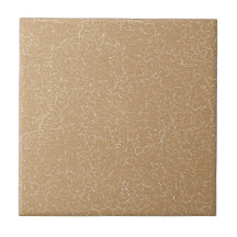 Camel Latte Tan Crackle Glaze Solid Color Tile