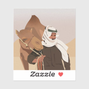 Camel Man Aufkleber