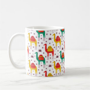Camel Muster flache Farbgestaltung Kaffeetasse