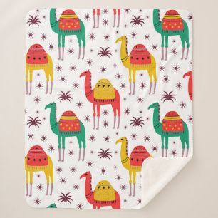 Camel Muster flache Farbgestaltung Sherpadecke