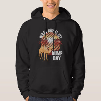 Camel Palm Tree Modern Retro Hump Day Camel Hoodie