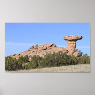 Camel Rock, New Mexico Poster