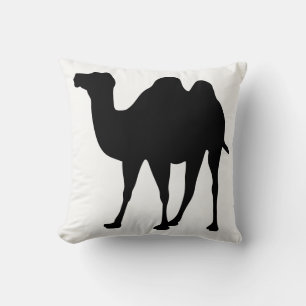 Camel Silhouette Kissen