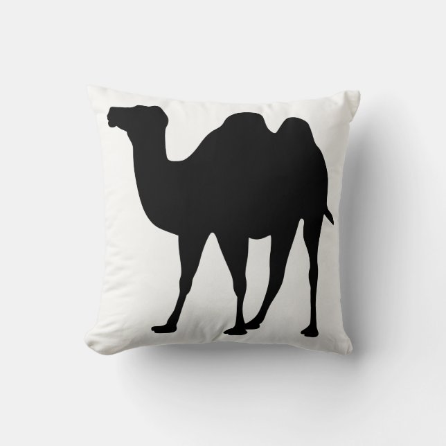Camel Silhouette Kissen (Vorderseite)
