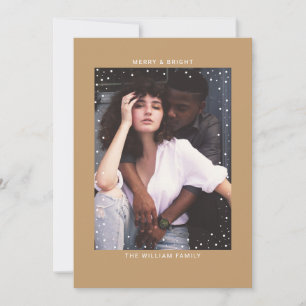 Camel Snowfall   Frohe Weihnachten mit Foto Einladung