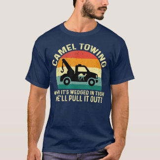 Camel Towing Retro Adult Funny Halloween Geschenke T-Shirt