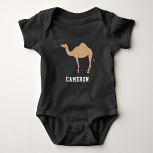 Camel Unique Boy Birthday Personalisierter Individ Baby Strampler