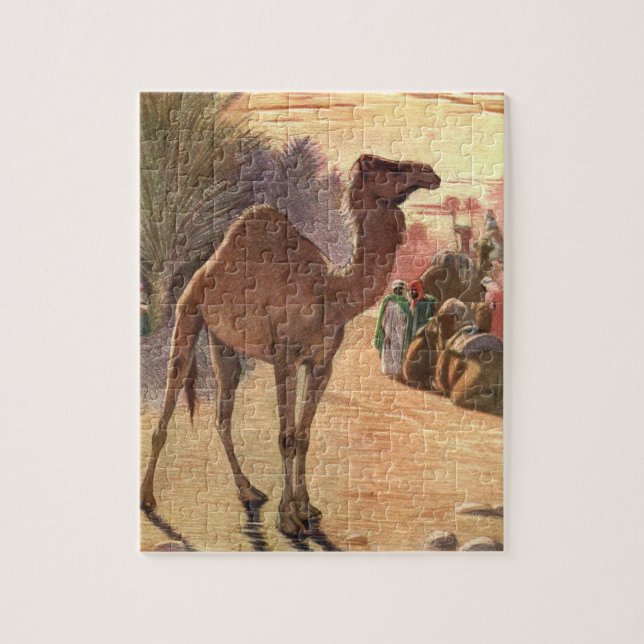 Camel von Louis Sargent, Vintage Wildtiere (Vertikal)