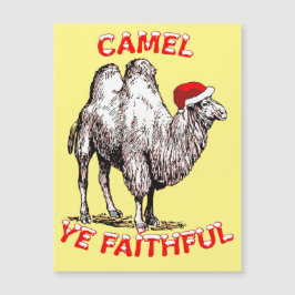 Camel Ye Faithful Fun Pub Holiday Design Magnetkarte