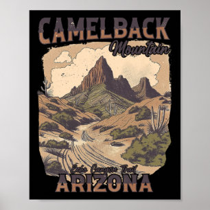 Camelback Mountain Echo Canyon Trail Arizona Wande Poster