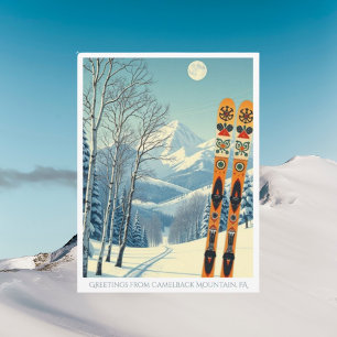Camelback Mountain PA vacances ski Carte postale