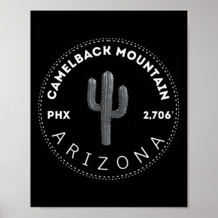 Camelback Mountain - Phoenix Arizona Wandern Und E Poster