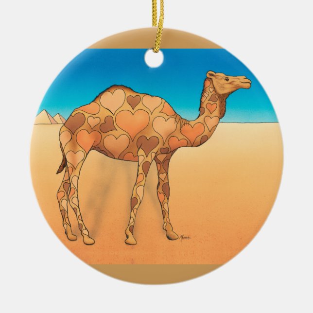 Camelflouge Keramik Ornament (Vorne)
