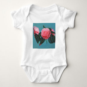 Camellia Japonica Sky Baby Strampler
