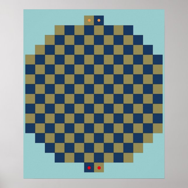 Camelot Vers II (Chivalry) Game Board Poster (Vorne)
