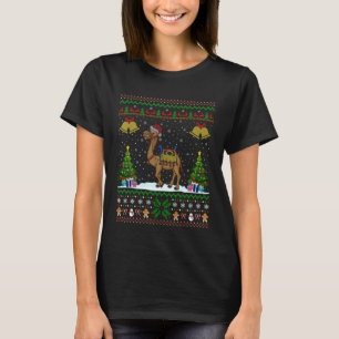 Camels Animal Xmas Ugly Camel Weihnachten T-Shirt