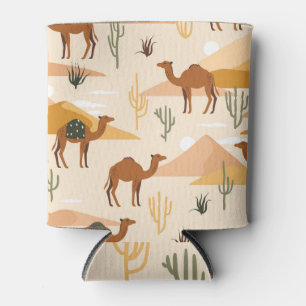 Camels Dunes Cacti: Wüste nahtlos Dosenkühler