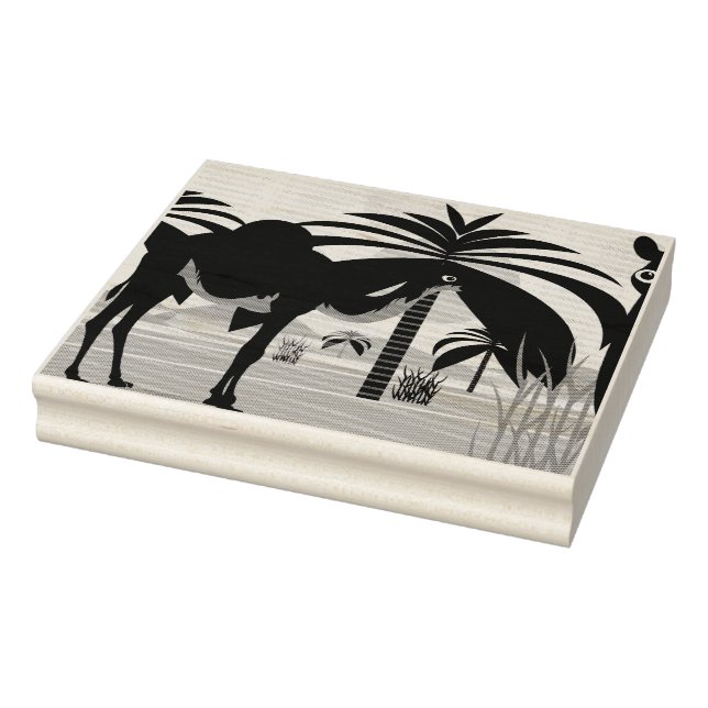 Camels Illustration Gummistempel (Stempel)