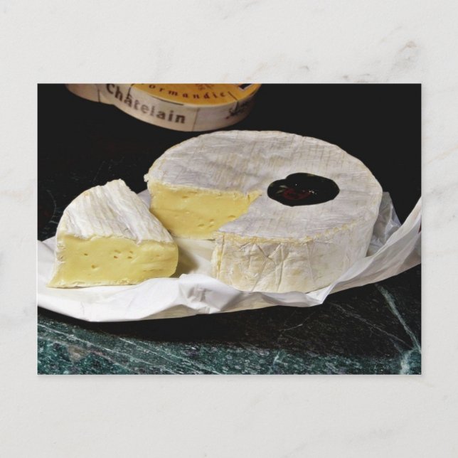 Camembert Käse Postkarte (Vorderseite)