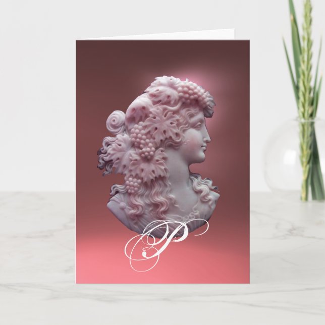 CAMEO ANTIQUE, DAME AVEC MONOGRAMME DE PÂTES (Devant)