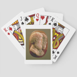 Cameo mit Marcus Aurelius (121-180) und Luci Spielkarten