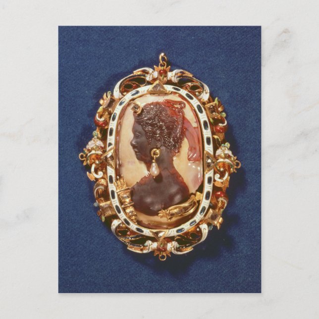 Cameo mit Profil Postkarte (Vorderseite)