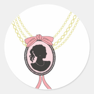 Cameo Runder Aufkleber