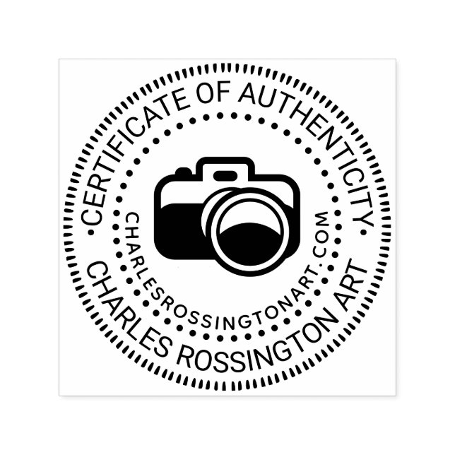 Camera #3 “Certificate of Authenticity” Name URL Permastempel (Design)