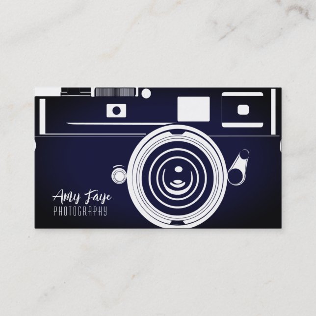 Camera Business Cards | Fotografie Visitenkarte (Vorderseite)