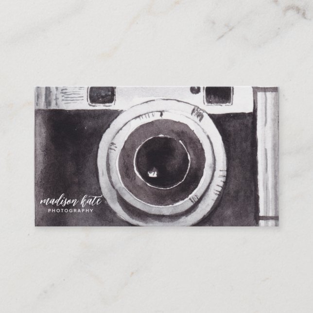 Camera Business Cards | Fotografie Visitenkarte (Vorderseite)