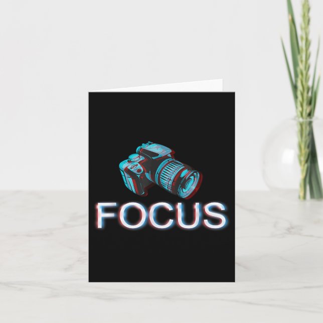 Camera Focus Motivation Karte (Vorderseite)
