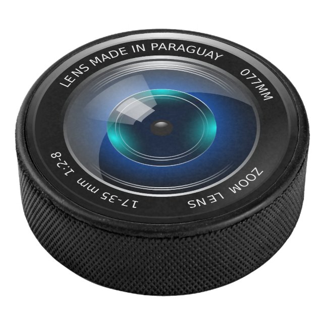 Camera Lens Ice Hockey Puck (3/4)