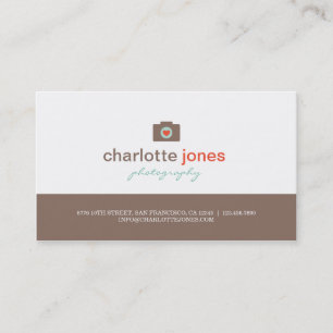 Camera Liebe Fotografy Business Cards Visitenkarte