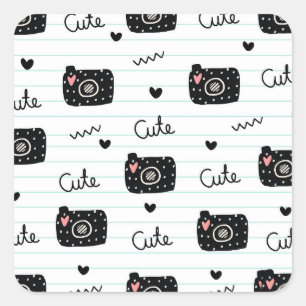 Caméra mignonne Amateurs de photographie Sticker C