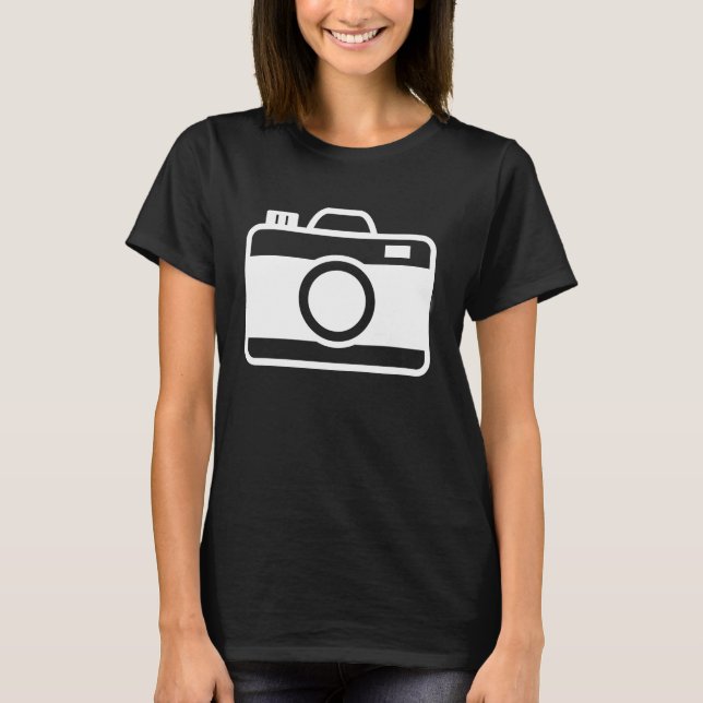 Camera Photographer T-Shirt (Vorderseite)
