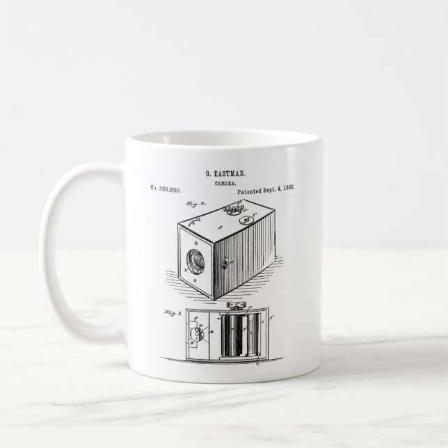 Camera-Tasse der Classic Box Kaffeetasse (Links)