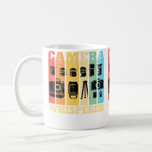 Camera Whisperer Photographer Photography Kaffeetasse (Links)