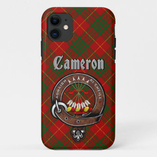 Cameron Clan Abzeichen & Tartan Phone Case