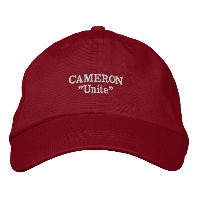 Cameron Clan Motto bestickter Hut (Vorderseite)