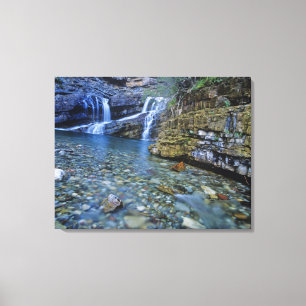 Cameron Falls im Waterton-Lakes-Nationalpark in 2 Leinwanddruck