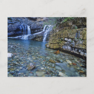 Cameron Falls im Waterton-Lakes-Nationalpark in 2 Postkarte