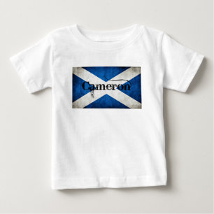 Cameron Grunge Flag Baby T-shirt