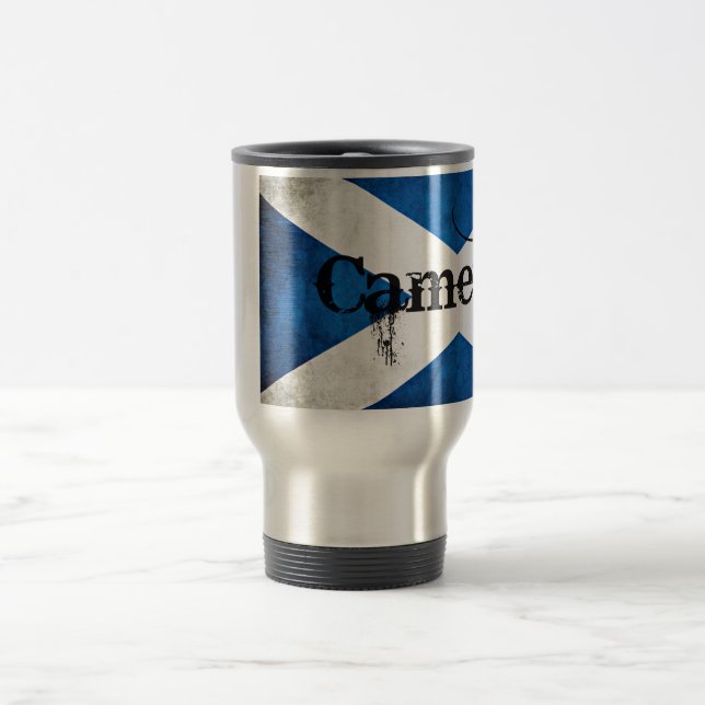 Cameron Grunge Flag Reisebecher (Mittel)